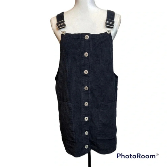 OVERALL dress by POL. Looks and feels like corduroy. - Picture 2 of 8